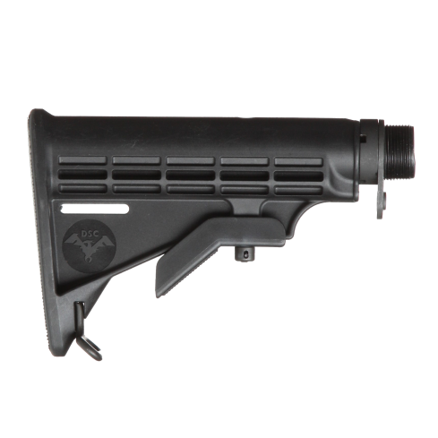 M4 6-Position Car Buttstock-Black-Commercial-Buffer Tube ONLY