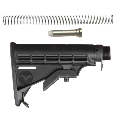 M4 6-Position Car Buttstock-Black-Mil-Spec-Assembly