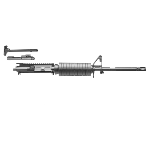 16" 1:9 M4 Flattop Complete Upper, Front Sight Base