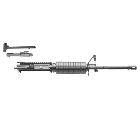 16" 1:7 Chrome Lined M4 Flattop Complete Upper, Front Sight Base