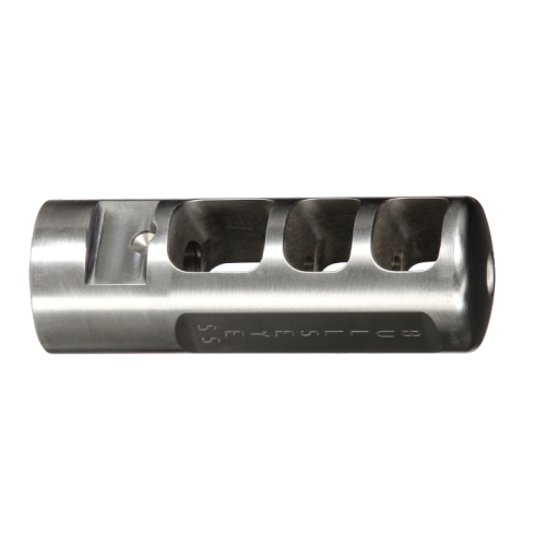 Bullseye Muzzle Brake-Heavy Barrel-Stainless Steel-1/2 x 28 tpi