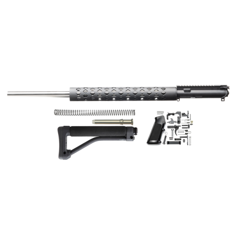 24” Bull Flattop Kit w/ Low Pro Gas Block, 15” FF HG, ARFX Stock