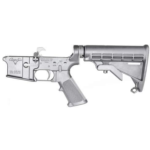 Complete Lower Receiver with M4 Stock - Black